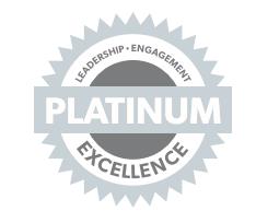 Chapter Standards Platinum Medal - Leadership, Engagement, Excellence